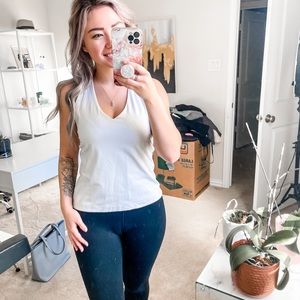 White tank top Size Petite Medium